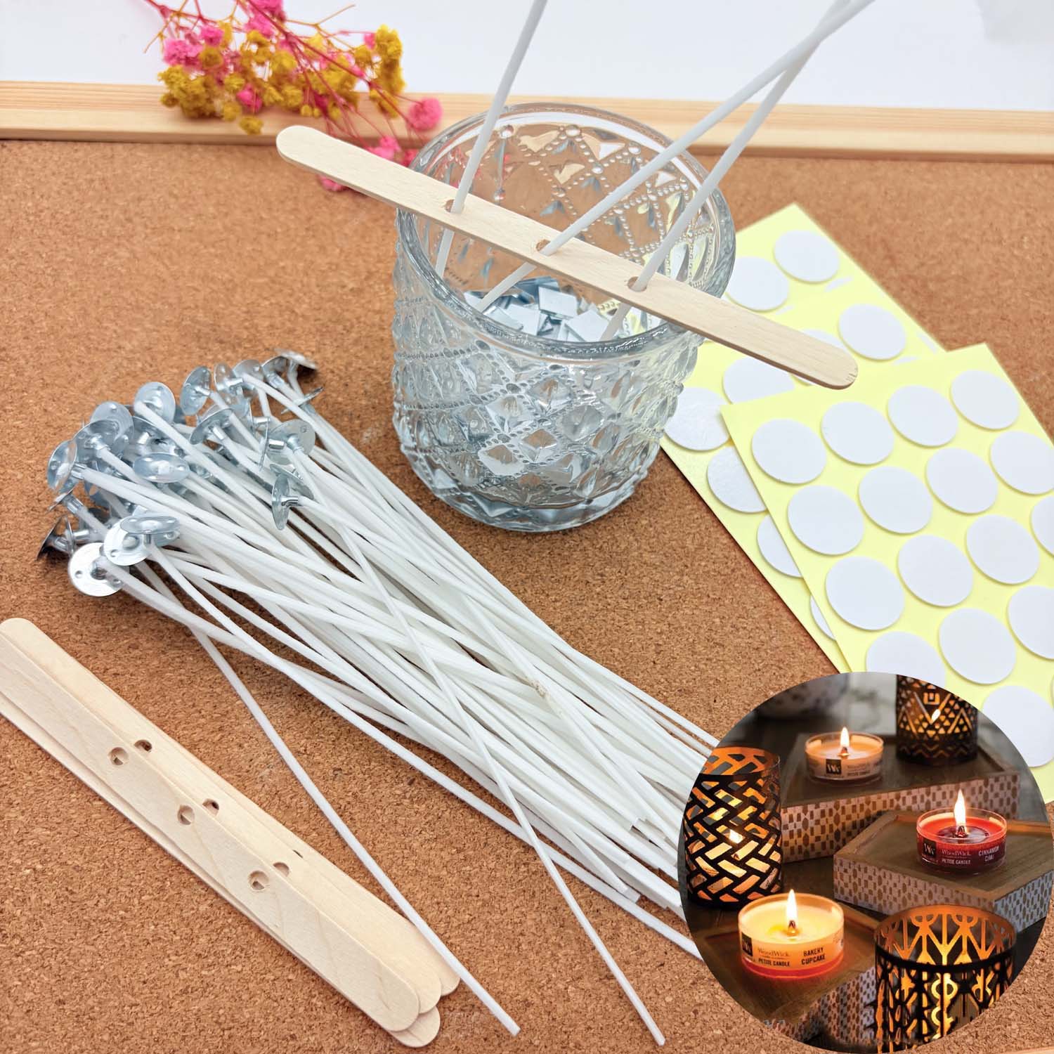 Candle Making Diy Kit - 1 ZESTAW do samodzielnego tworzenia świec,