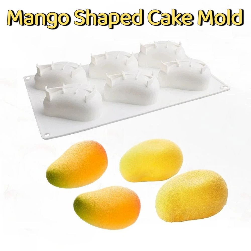 Candle Making Items - Forma do ciasta w kształcie mango