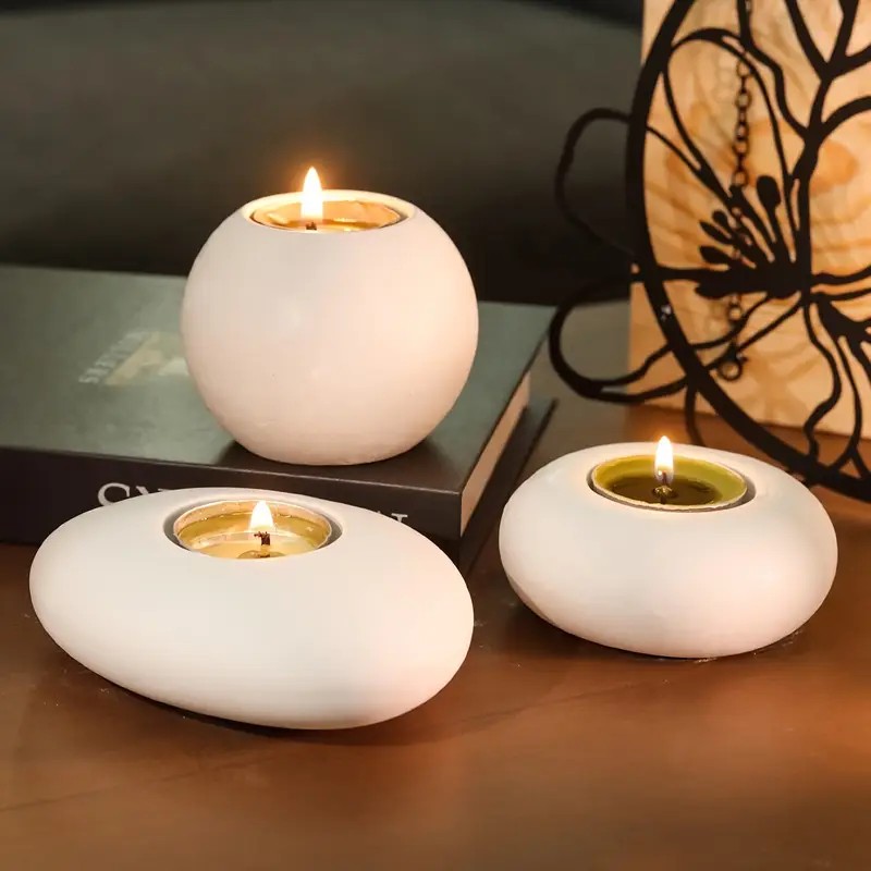 Candle Making Items - Forma silikonowa do żywicy na świeczniki