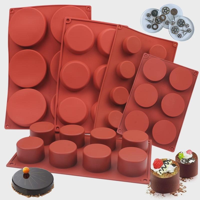 Candle Making Easy - Okrągła silikonowa forma do mydła DIY,