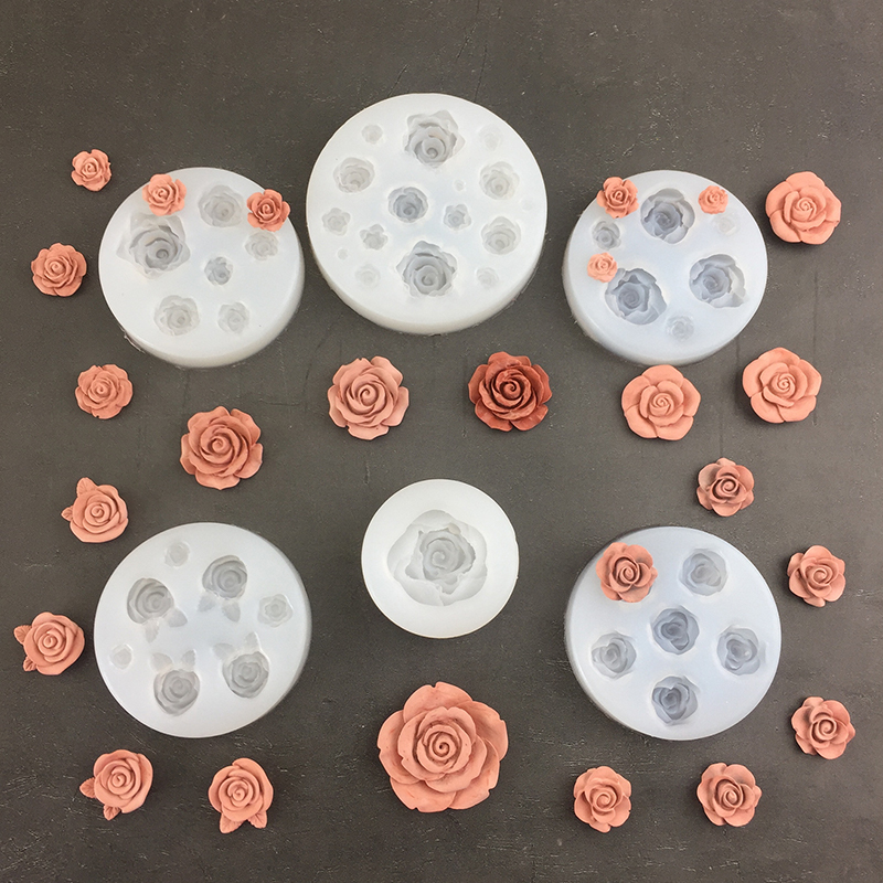 3D kształt kwiatu róży liść fo – Candle Making Items recenzja i cena