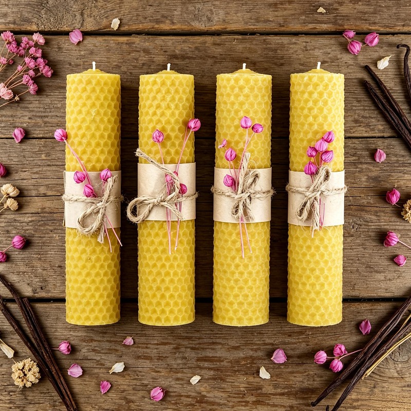 4 sztuki ręcznie robionych świ – Candle Making Kit Beeswax recenzja i cena