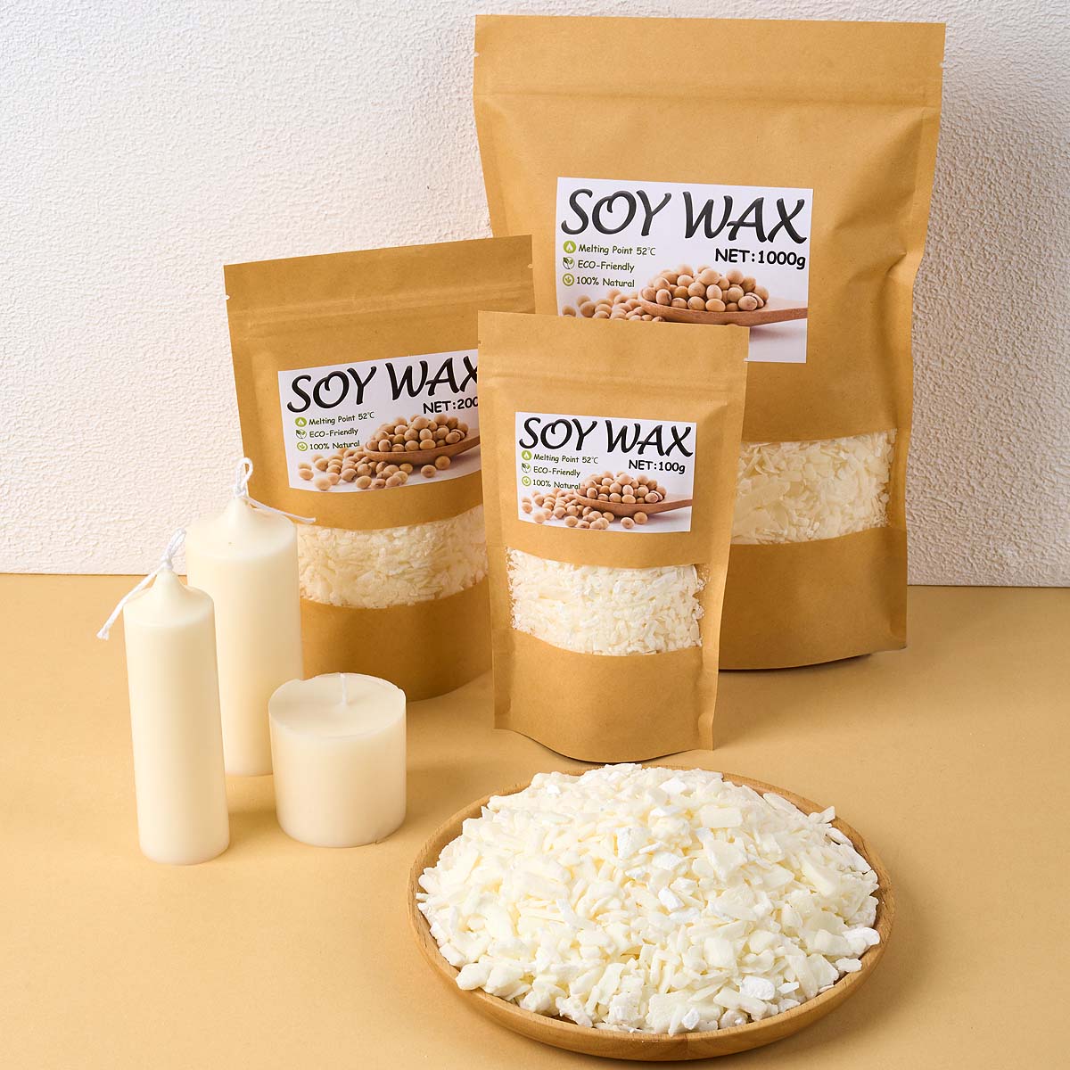 1-punktowy czysty biały wosk s – Candle Making Diy Kit recenzja i cena
