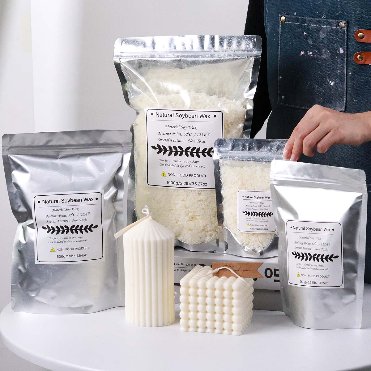 100/250/500/1000g Naturalny Wo – Candle Making Diy Kit recenzja i cena