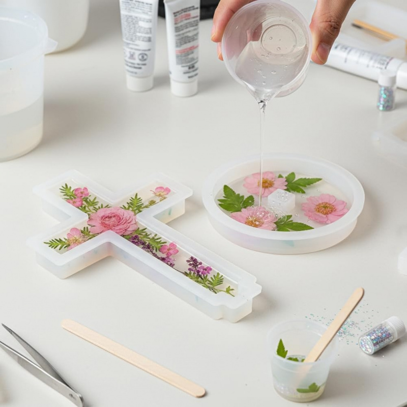 Dwie silikonowe formy z podsta – Candle Making Items recenzja i cena