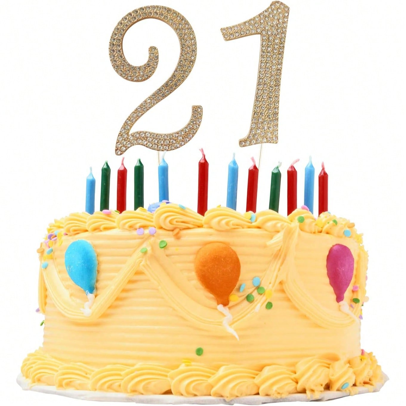 Duży złoty topper na tort z cy – Candle Making Items recenzja i cena