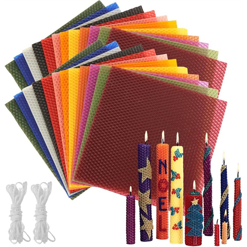 J1UL1N Zestaw do robienia świe – Candle Making Kit Beeswax recenzja i cena